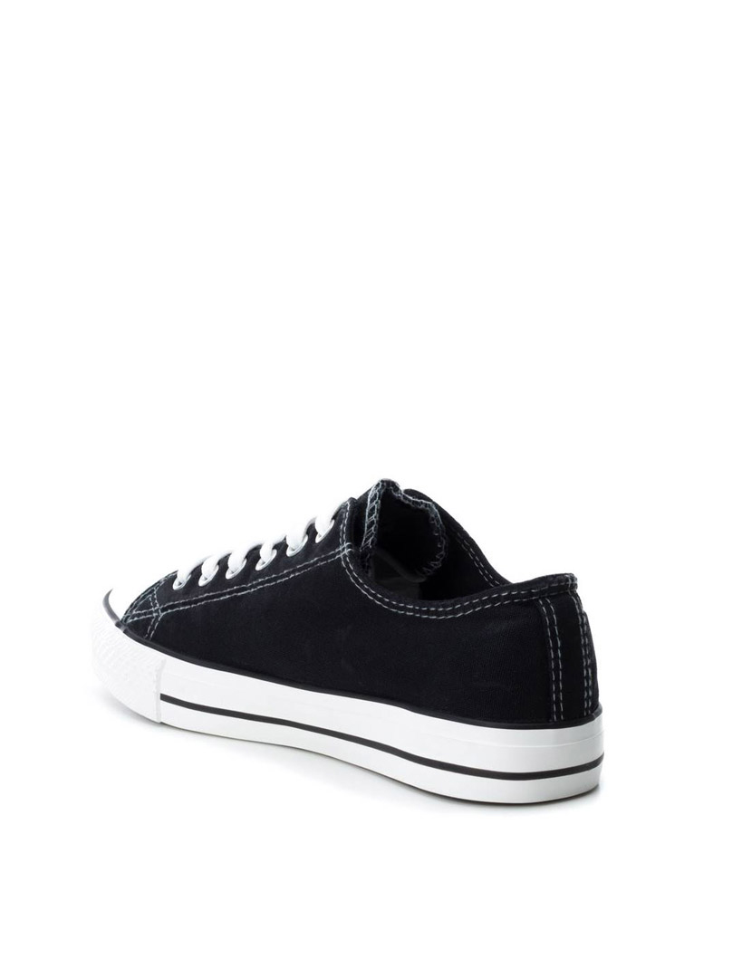 Women's Black Canvas Sneakers