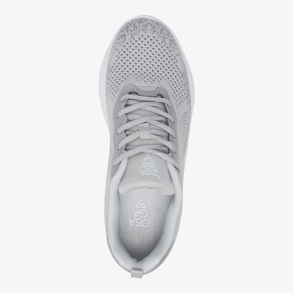 Osaga Knit 2 dames hardloopschoenen grijs