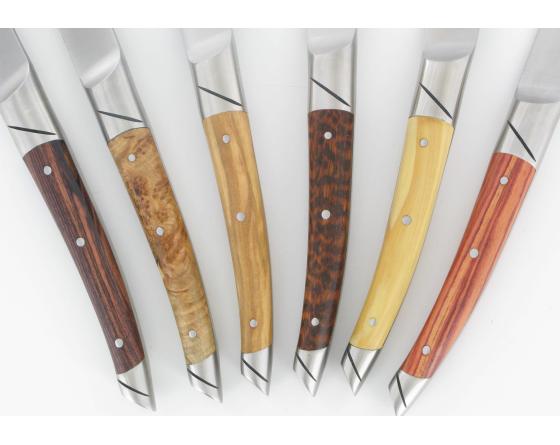 Le Thiers Table 6 Bois - Gamme Avantage - coffret de 6 pièces Couteaux Table par Goyon Chazeau