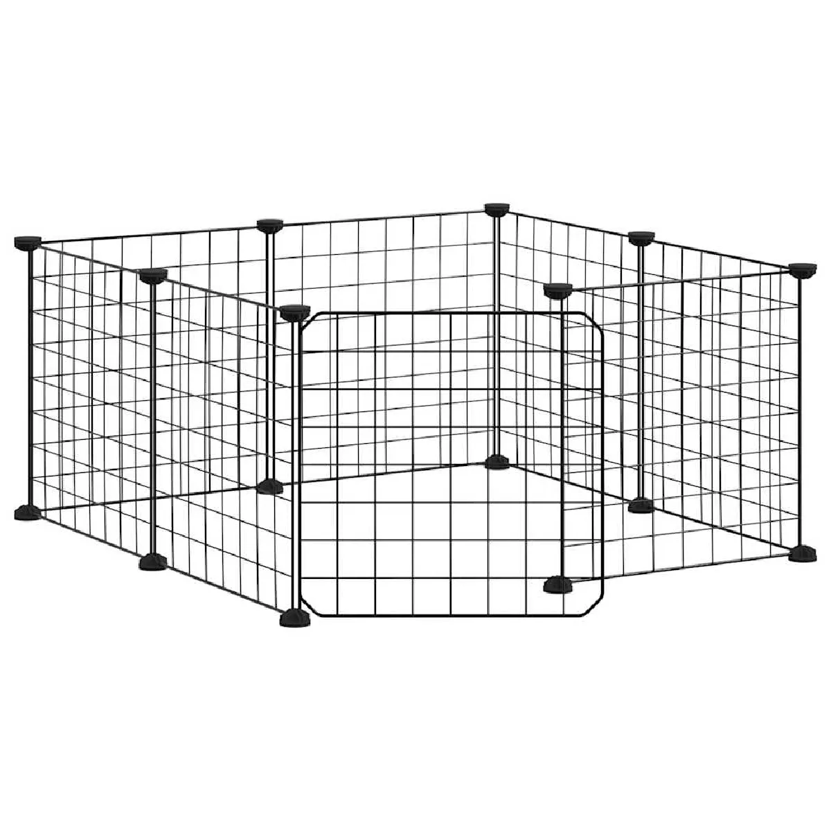 vidaXL Cage animaux de compagnie - Noir