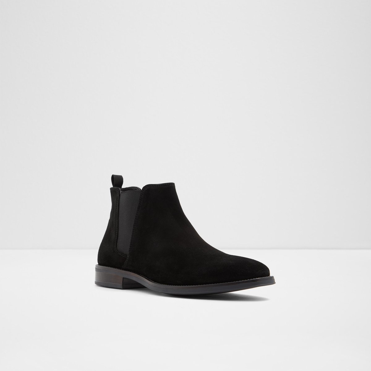 Gweracien Black Leather Smooth Men Casual boots