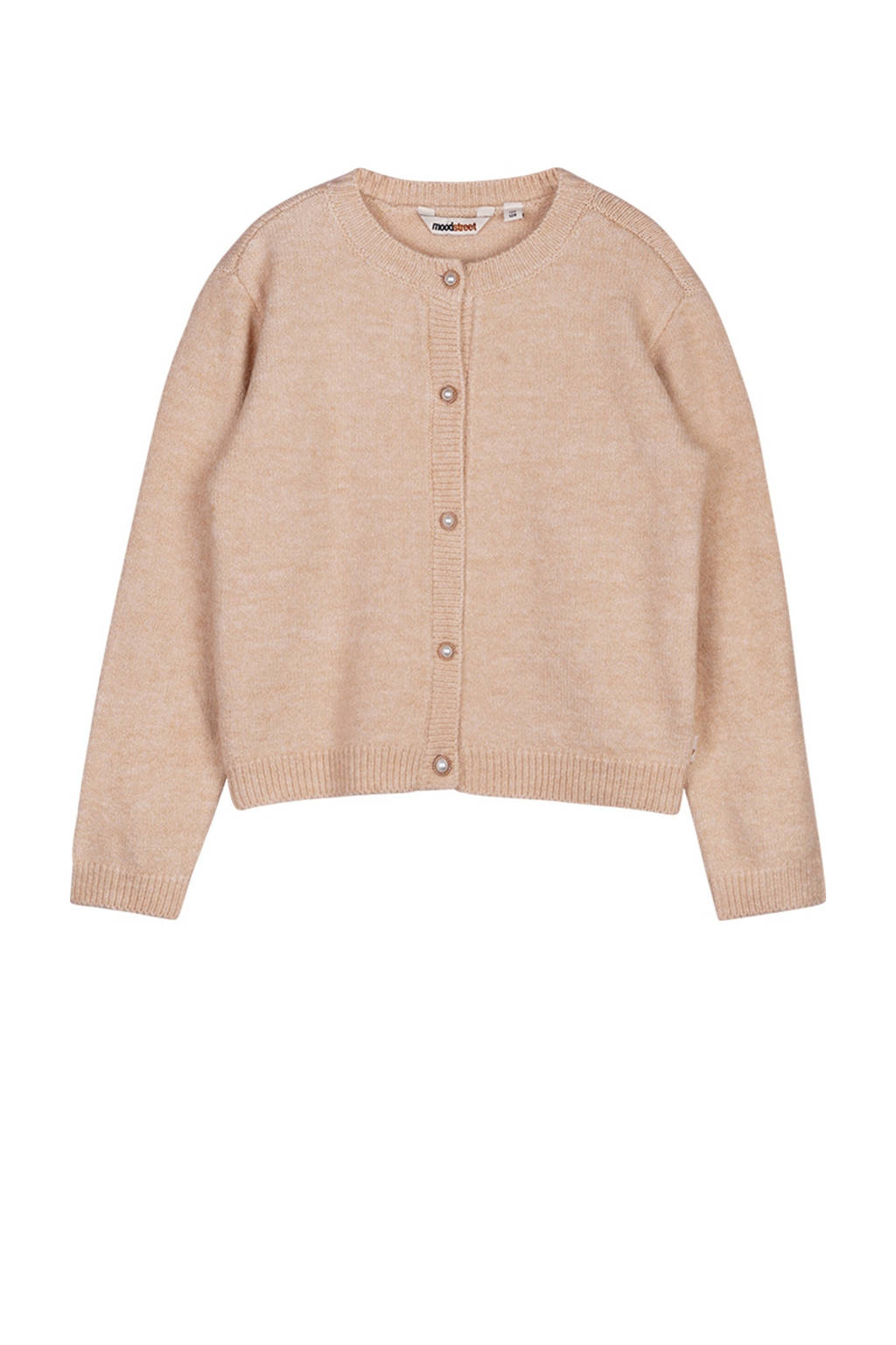 Moodstreet gebreid vest Viva beige