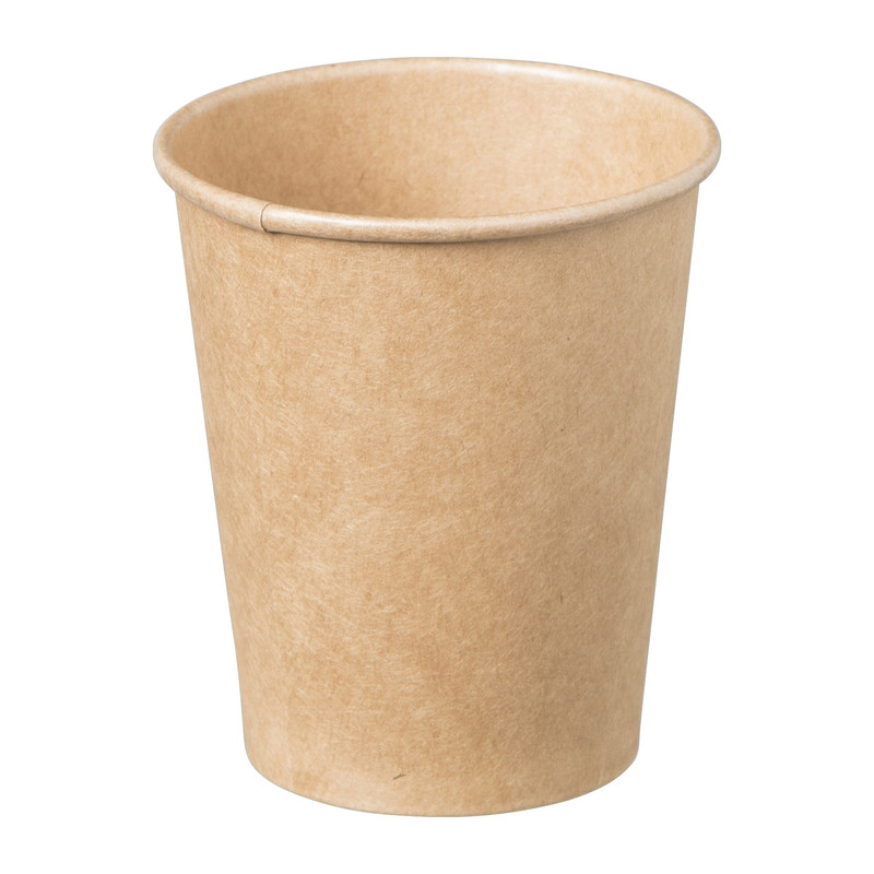 Bekers kraft papier - set van 10