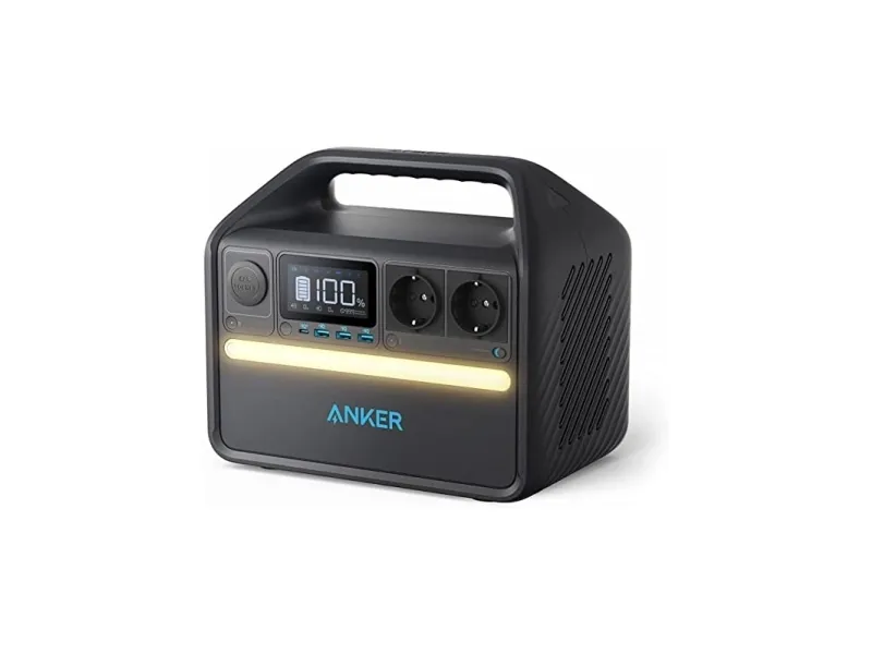 Anker PowerHouse 535 - Transportabel strømstation - litiumjernfosfat - 32000 mAh - 512 Wh - output-stikforbindelser: 7