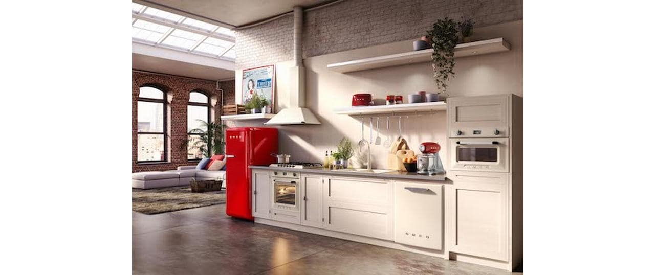 Kühlschrank FAB28LRD5 Rot<br>Kühlschrank im Retrodesign