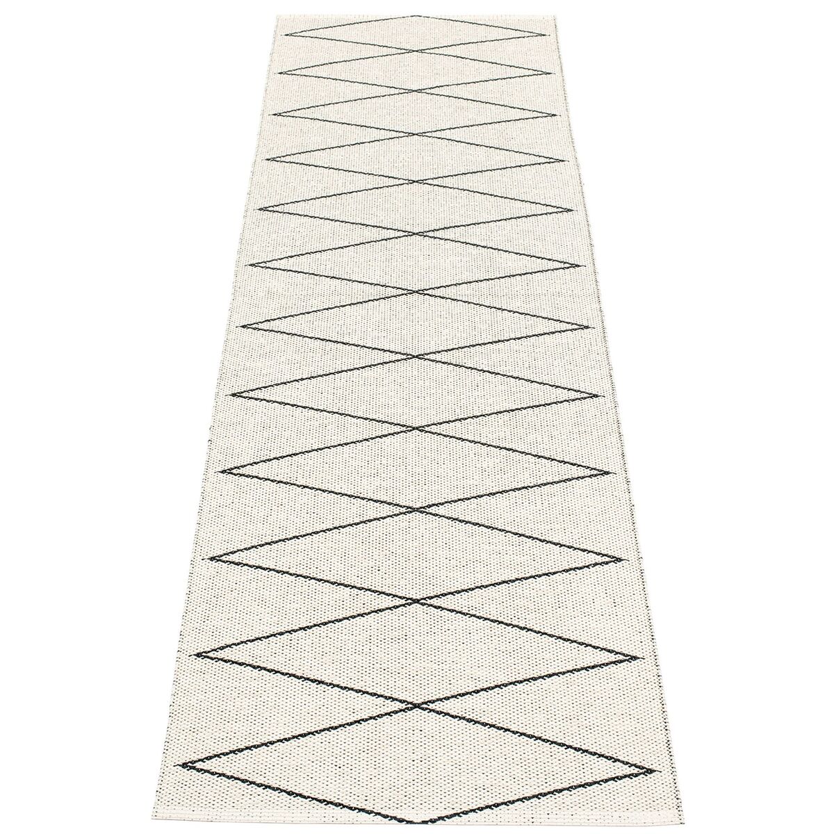 Gulvteppe Max, 70 x 240 cm, black/vanilla