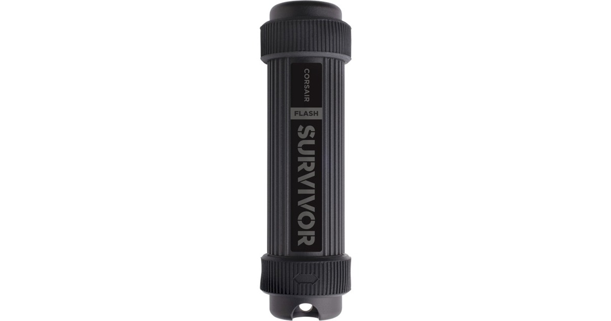 CorsairFlash Survivor Stealth 128 GB  usb-stick  (Zwart, CMFSS3B-128GB, USB 3.0)