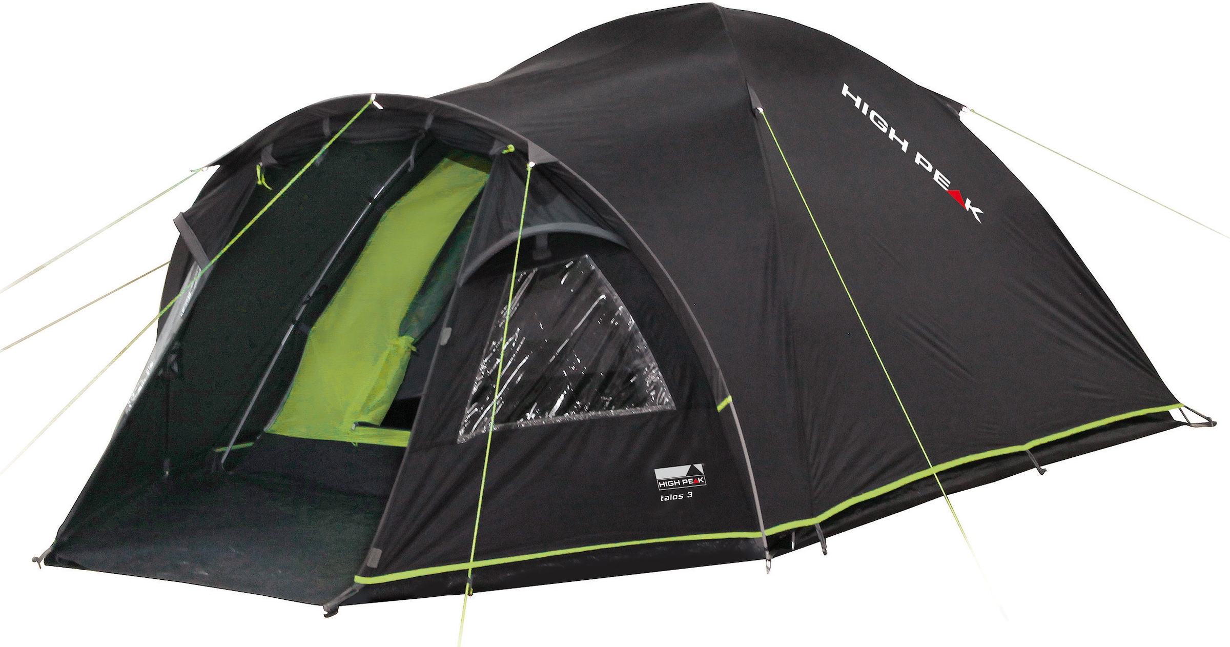 High Peak Kuppelzelt »Talos 3« 3 Personen Set, mit Transporttasche,