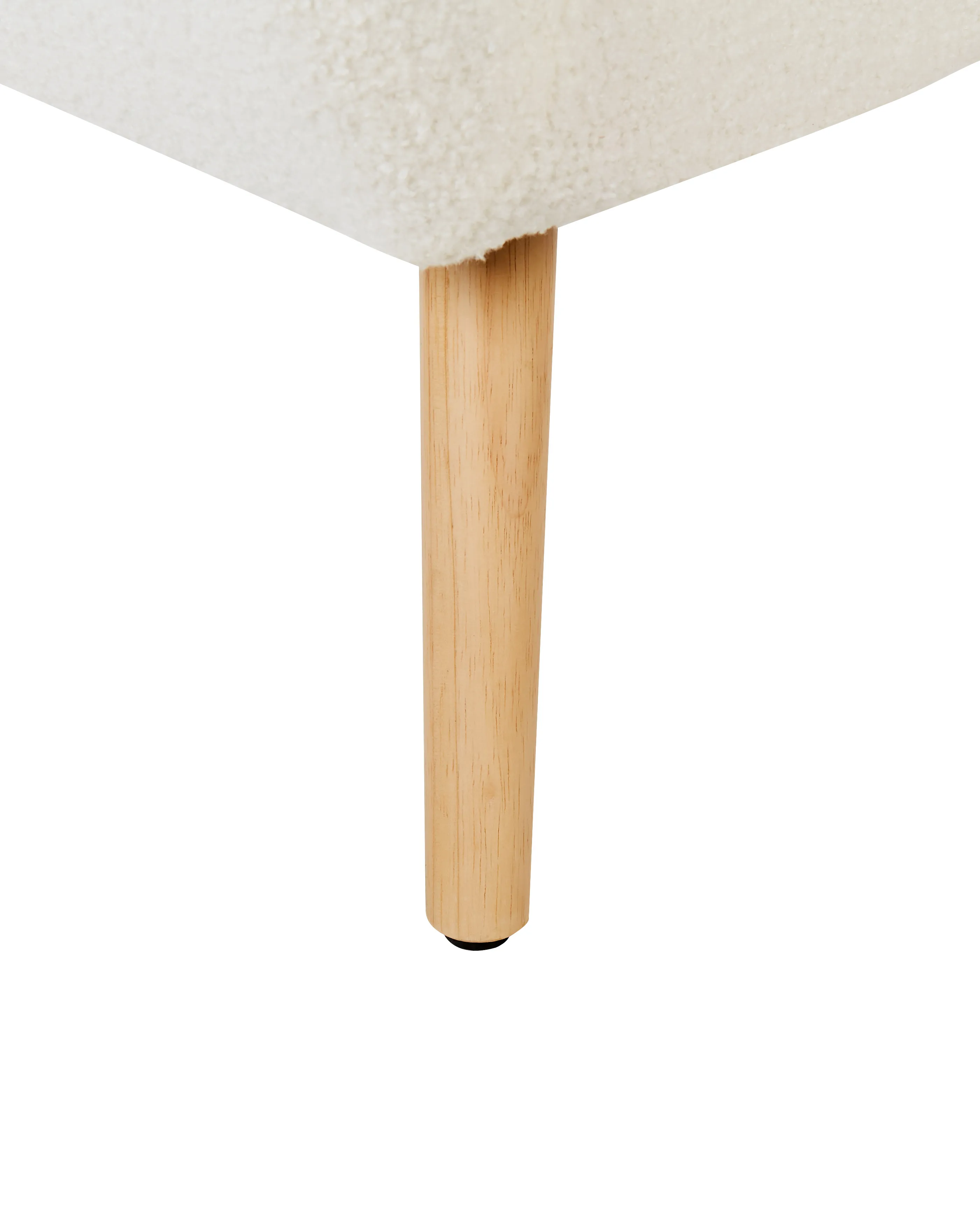 Fauteuil MELBY Bouclé Wit