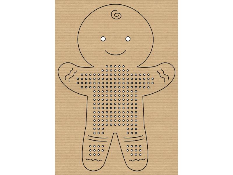 URSUS Bastelset Kreuzstich-Motive Weihnachten 12 Stück Strickset für weihnachtliche Kreuzstich Motive