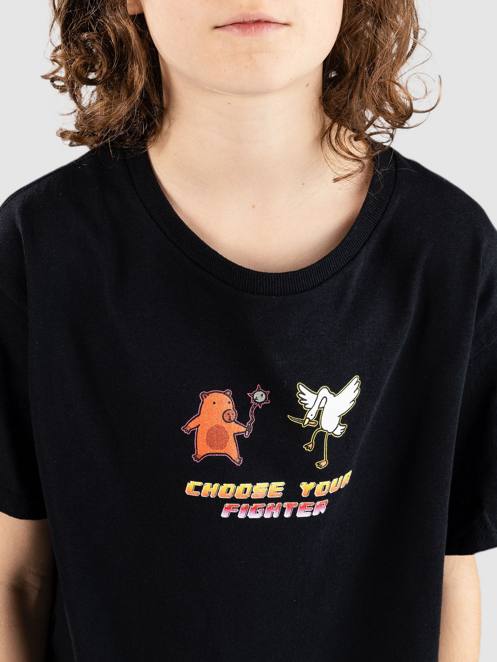 A.LAB Choose Your Fighter Kids T-Shirt black