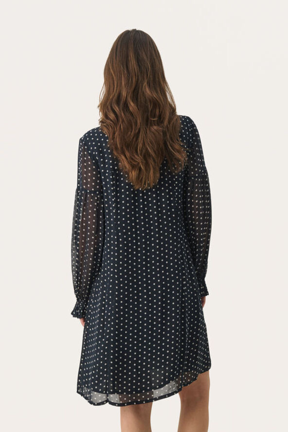 Part Two BotellaPW DR Dark navy dot