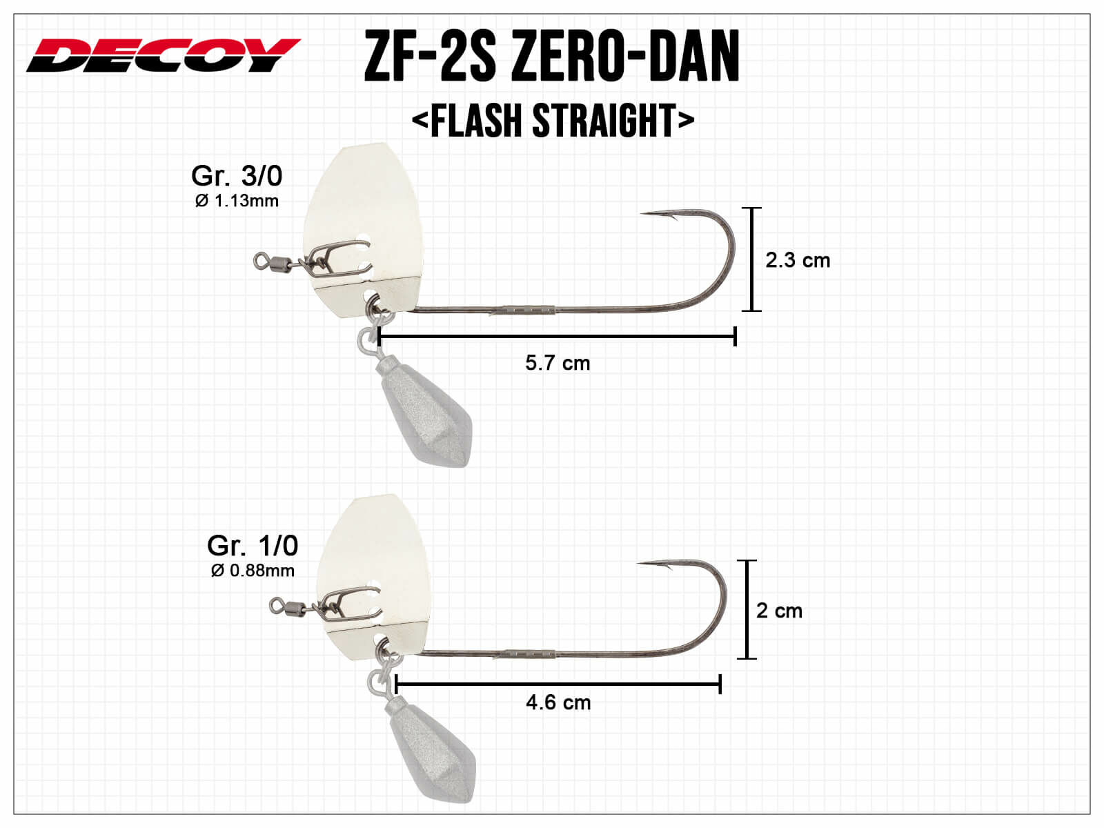 ZF-2S ZERO-DAN Flash Straight (DECOY)