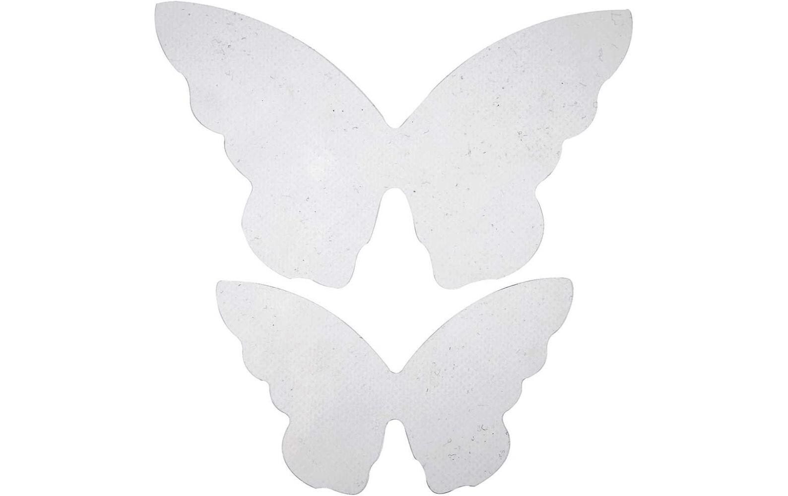 Schmetterlingsflügel 20 Stück, TransparentSchmetterling aus Hartfolie