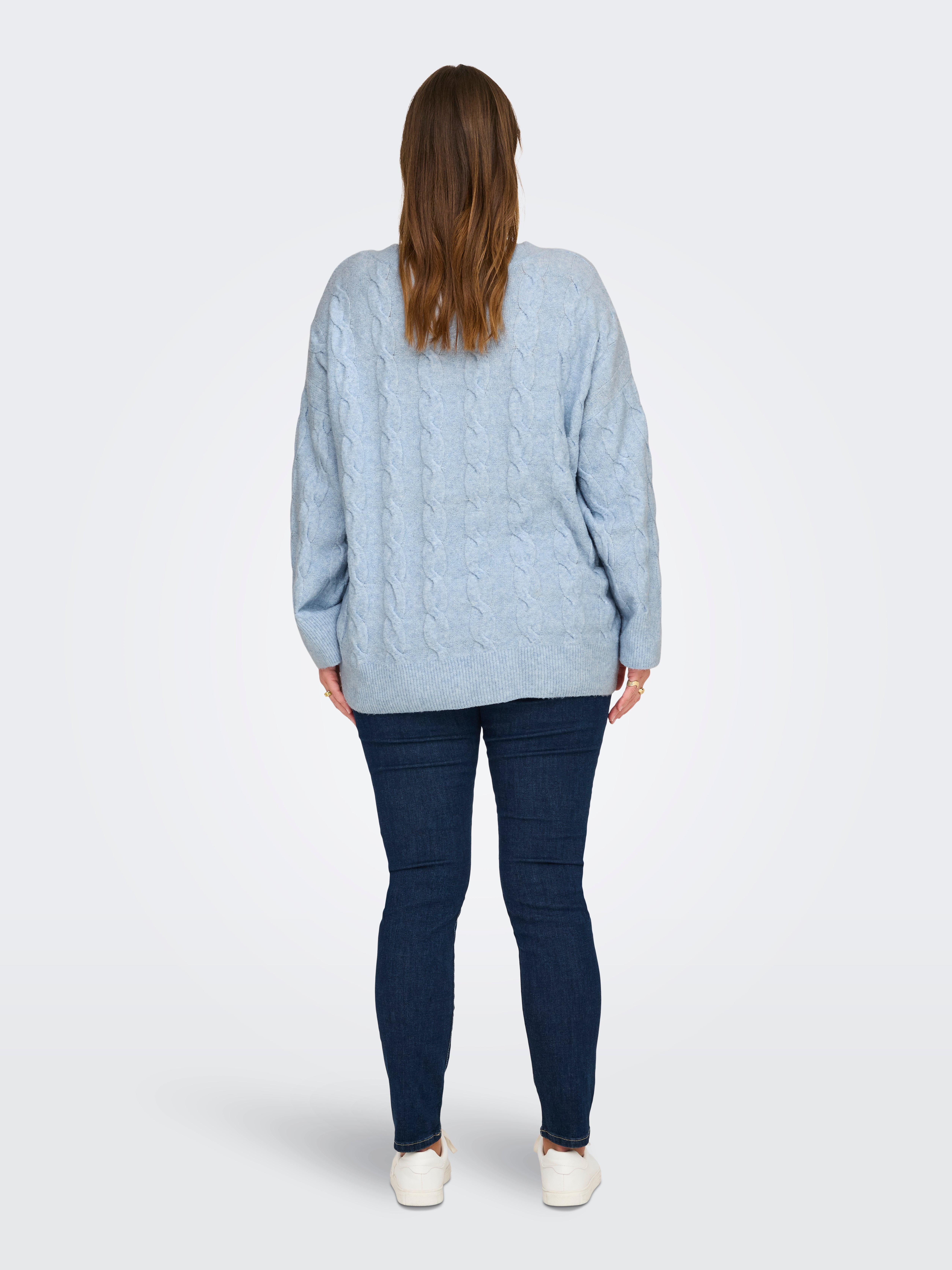 CARJEANETT Strickpullover Cashmere Blue