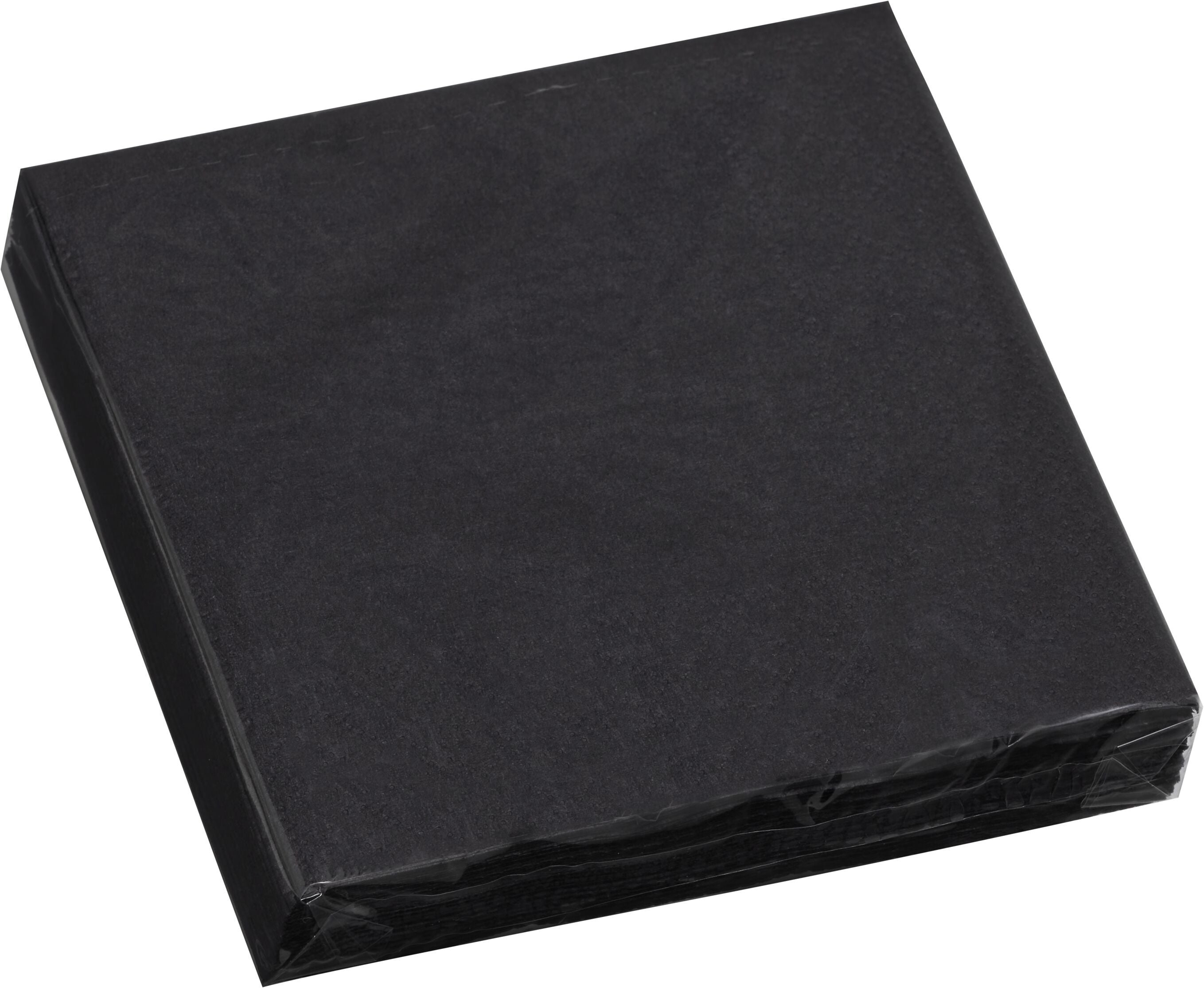 PAPER PAPER Papierservietten - Schwarz / B: 25.0 cm x T: 25.0 cm x H: 0.1 cm