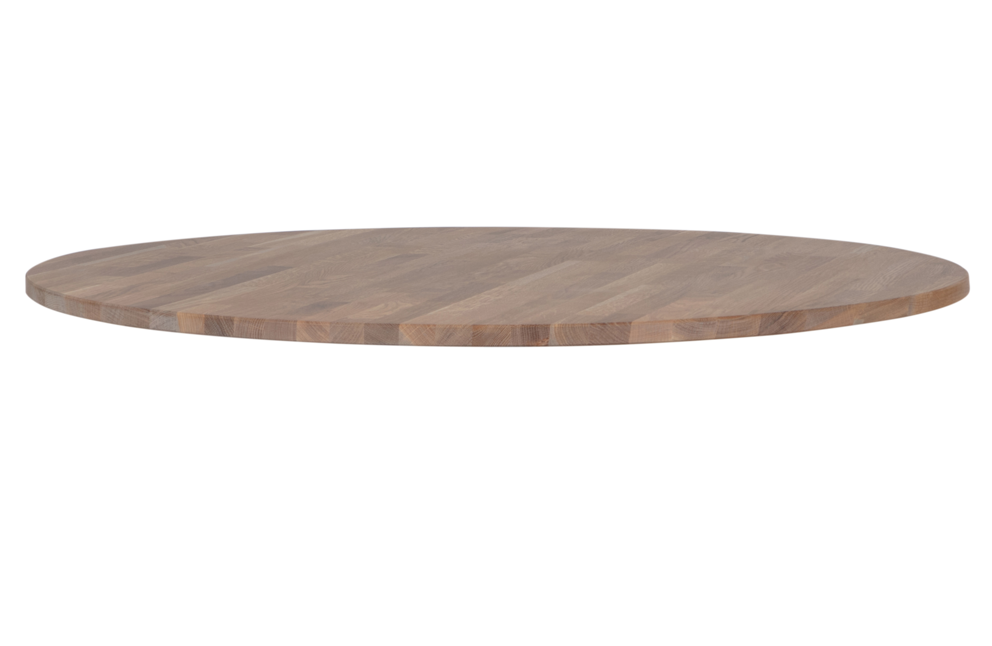 WOOOD tafelblad Tablo rond [fsc] Tafelblad Tablo rond eiken [fsc] - grijze olie