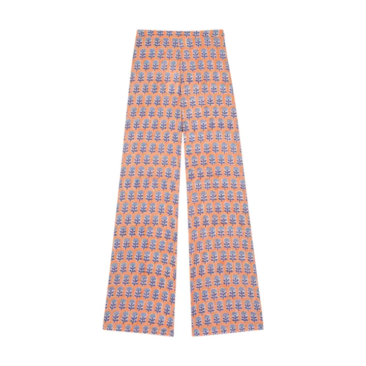 Maria de la Orden Pantalon Love Imprimé | Orange