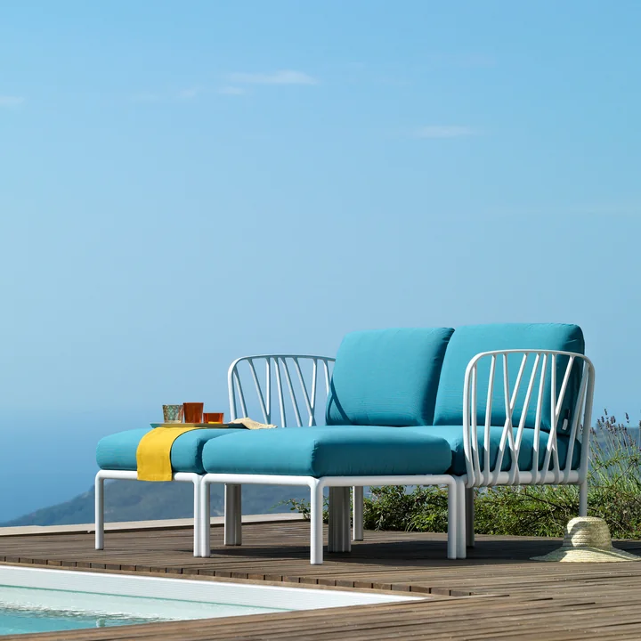 Nardi - Komodo Modulsofa Eckelement, anthrazit / grau