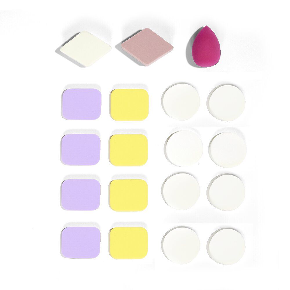 Lot de 20 éponges à maquillage