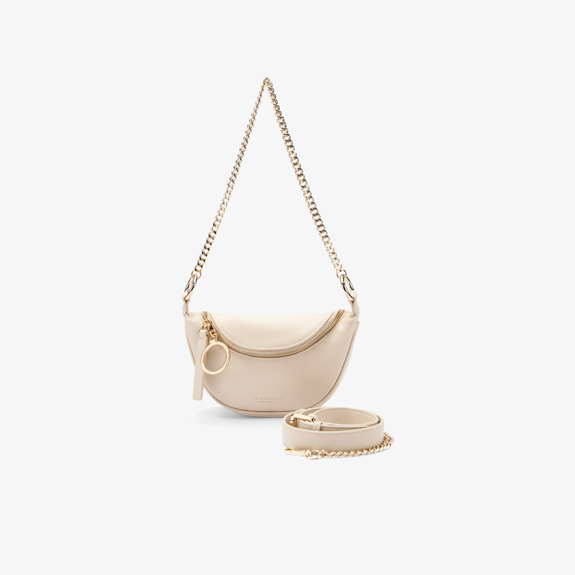 SEIDENFELT Skien Damen Umhängetasche beige