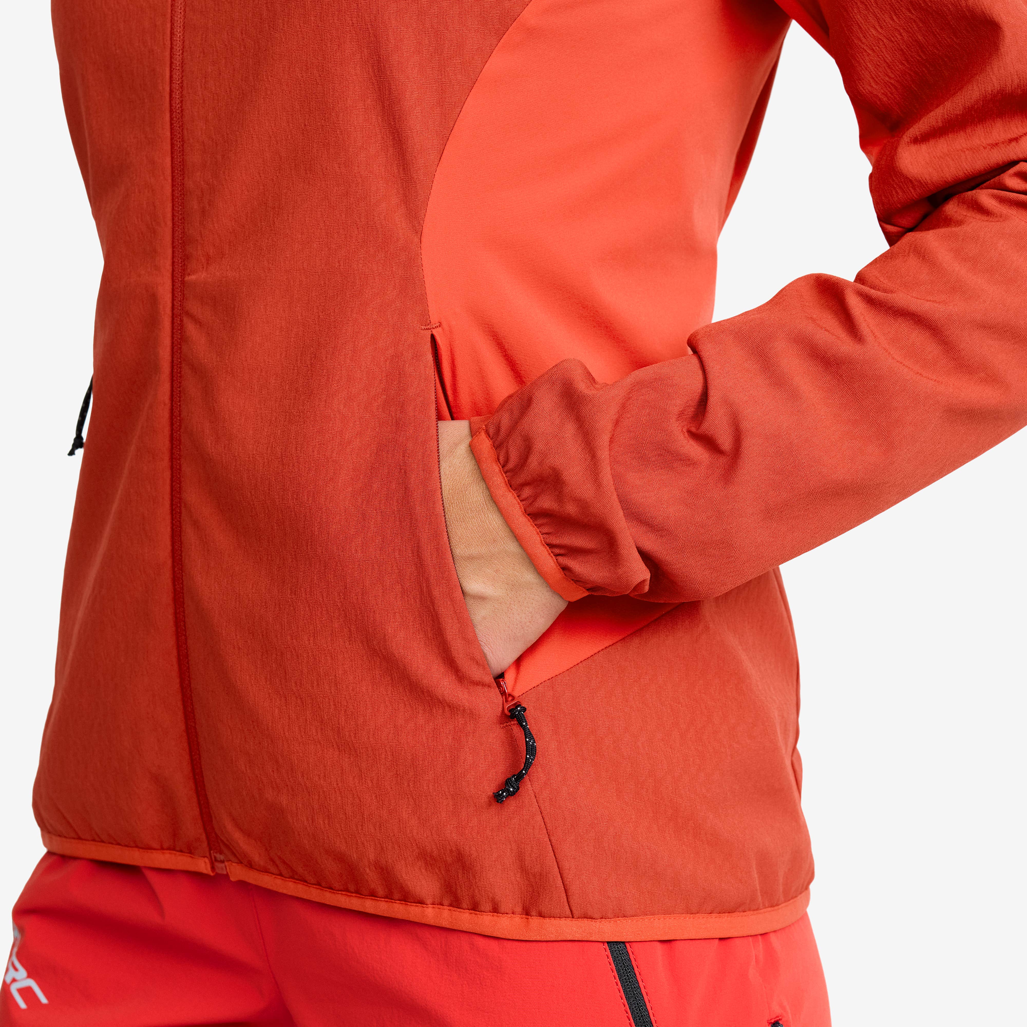 Distance Pro Wind Jacket Dame Aurora Red/ Bossa Nova