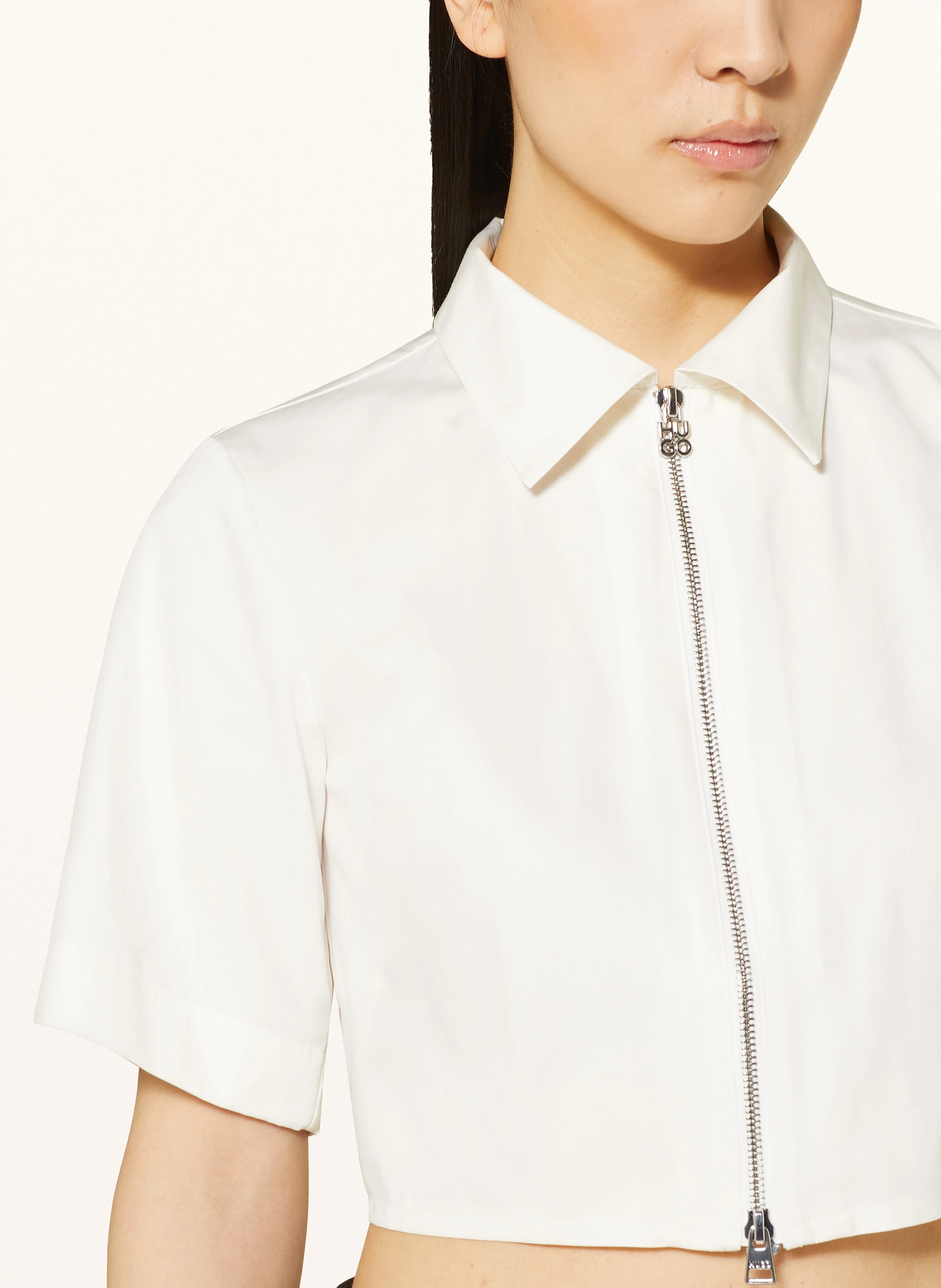 HUGO Cropped-Hemdbluse EVIANNE