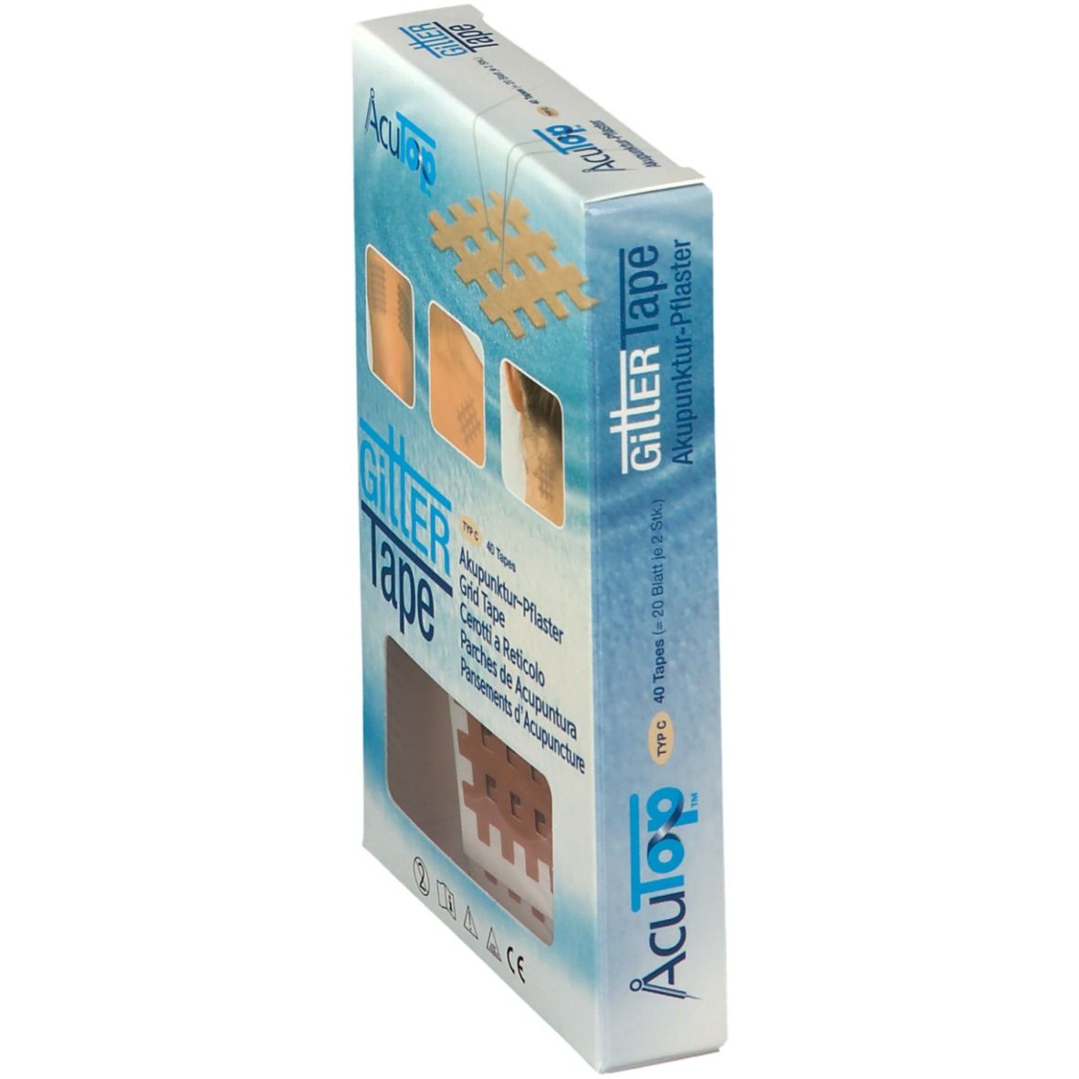 GITTER Tape Akupunktur-Pflaster 4,5 cm x 6 cm