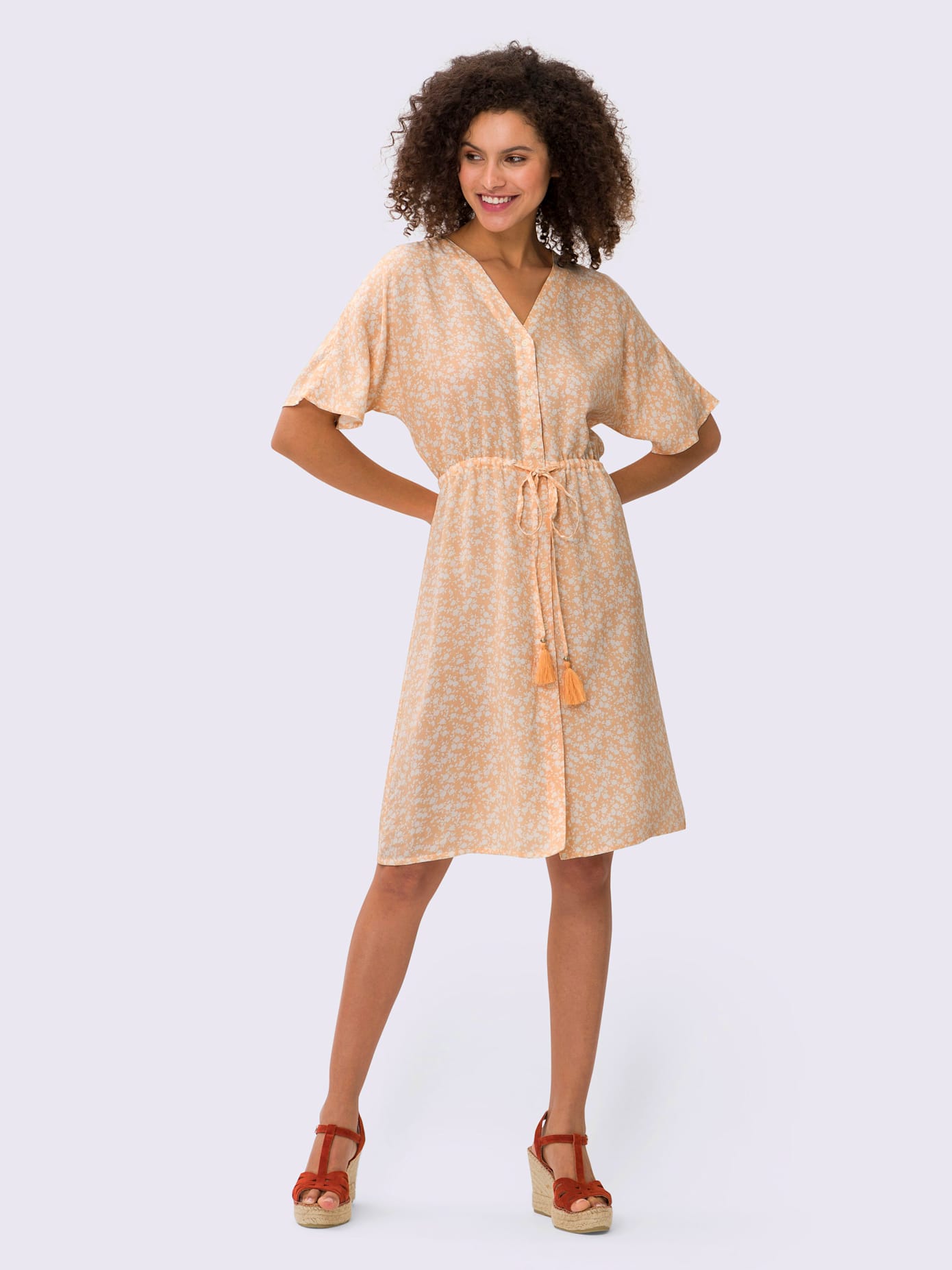 Robe imprimée qualité tissée