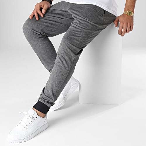 Pantalon Jogging Sportstyle Tricot 1290261 Gris Anthracite Chiné
