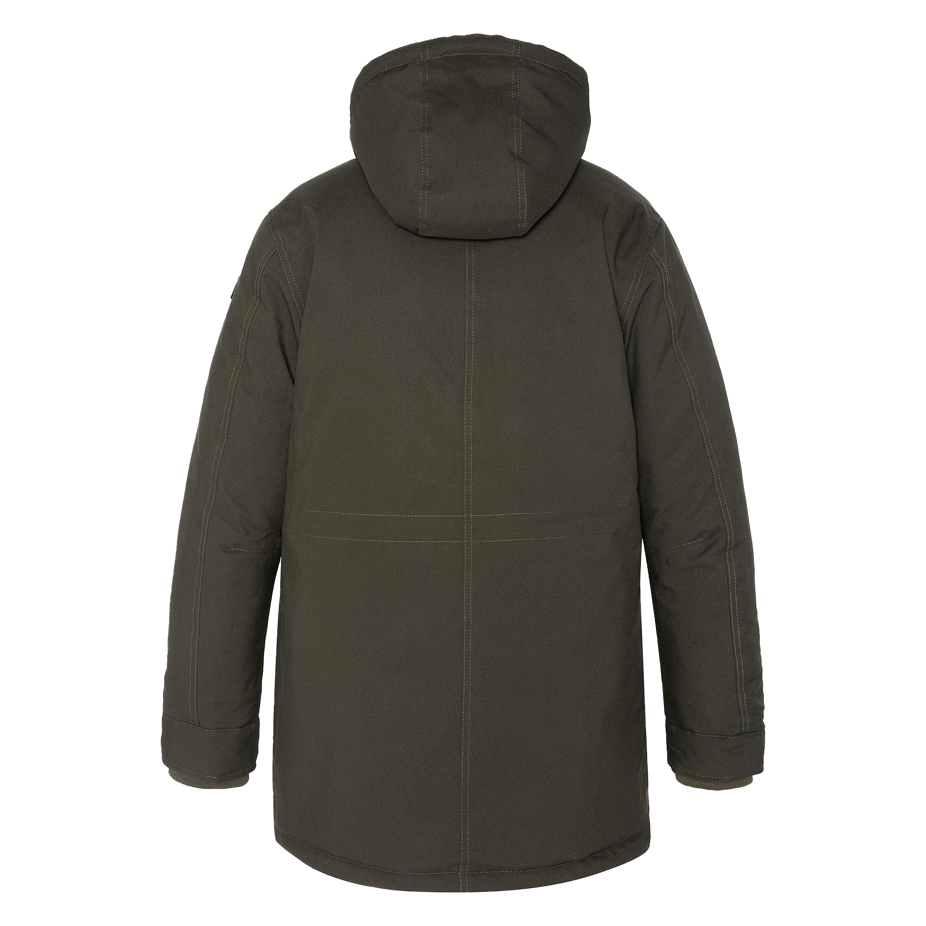 Parka col montant à capuche | Kaki
