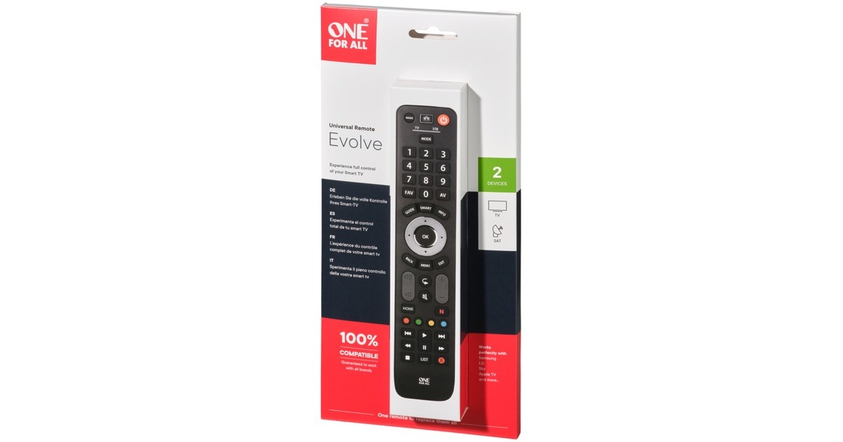 One for allEvolve 2 afstandsbediening  (Zwart)