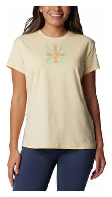 T-Shirt Technique Femme Columbia Sun Trek Beige