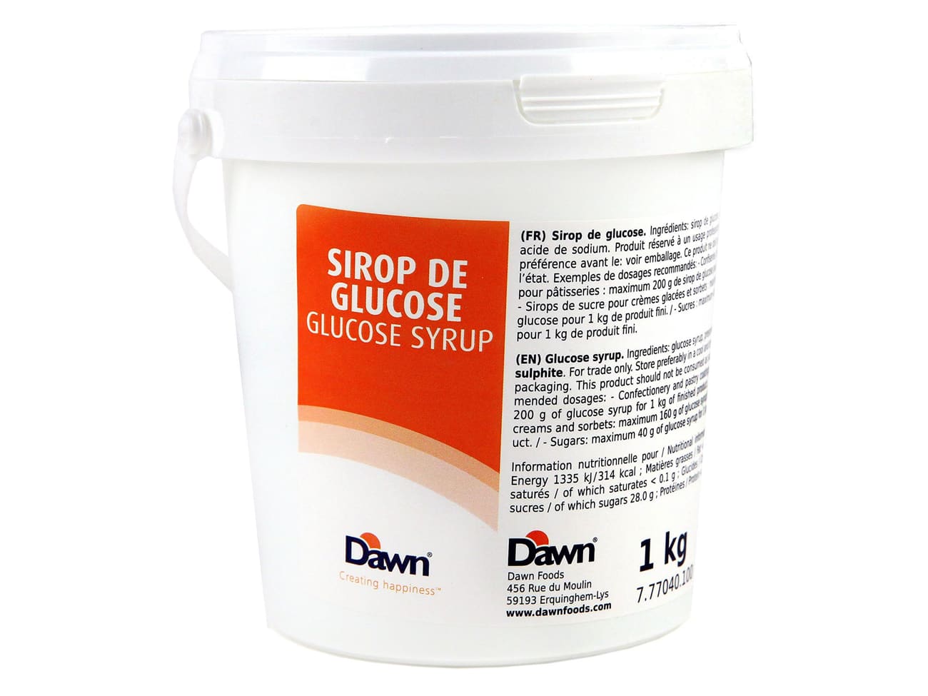 Sirop de glucose - 1 kg - Dawn