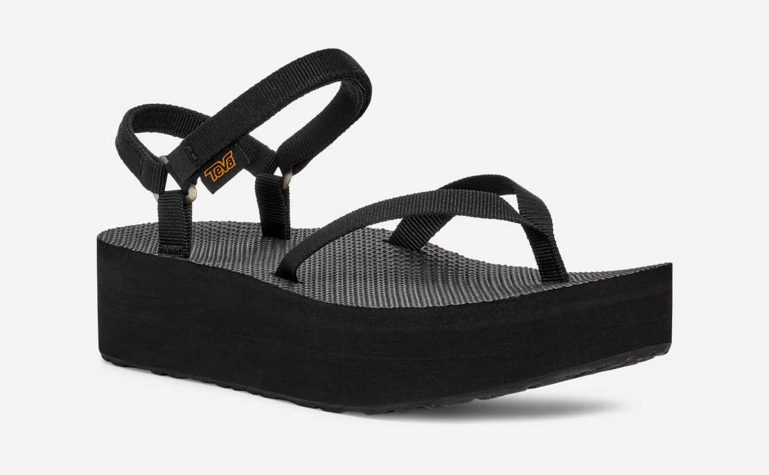Dames Flatform Slim Sandal