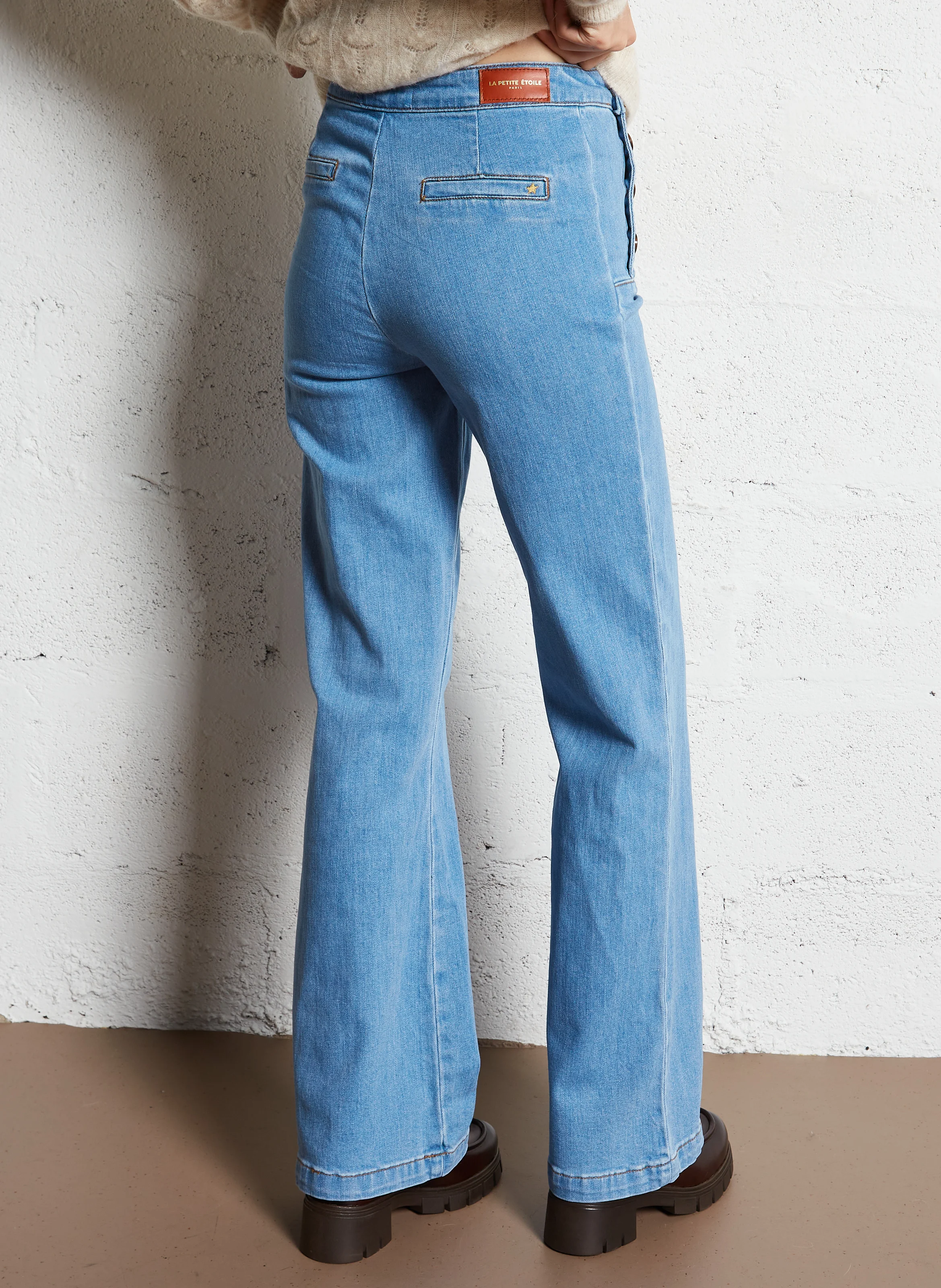 PAULIE - Pantalon droit en velours côtelé | Jean Stone