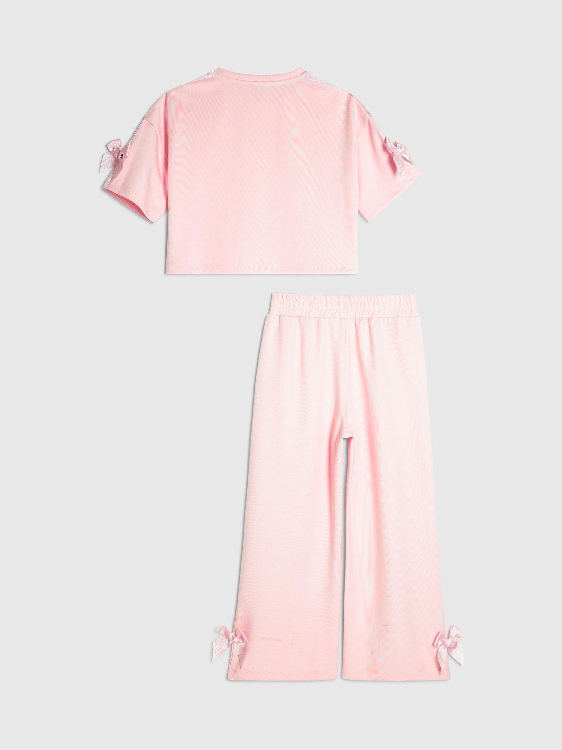 River Island Girls Clean T-Shirt and Joggers Set