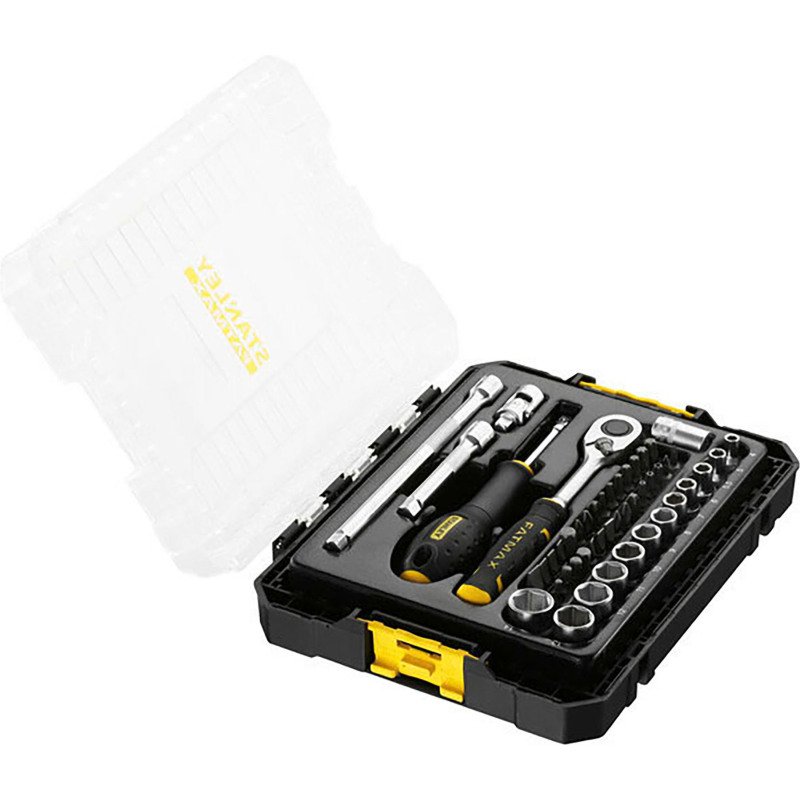 Douilles M 1/4’’ Stanley STAKBOX – Jeu complet 48 pièces