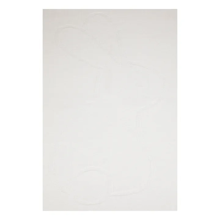 Tartine et Chocolat Plaid en cachemire Lapin | Blanc/Écru