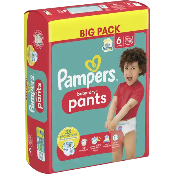 baby-dry pants Gr.6 (14-19kg) Big Pack