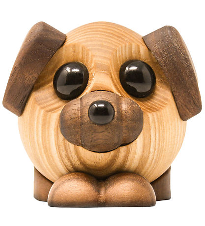 Fablewood Muntermacher Hund - Buddy - 8 cm - Natur