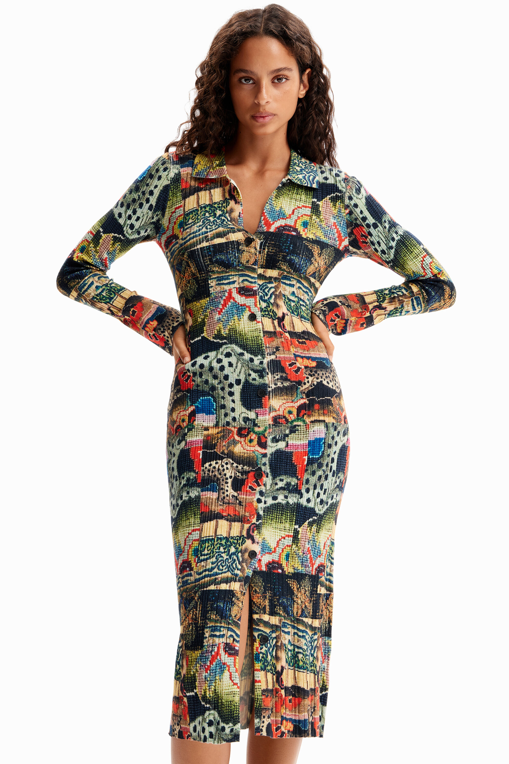 Robe midi tapisserie M. Christian Lacroix