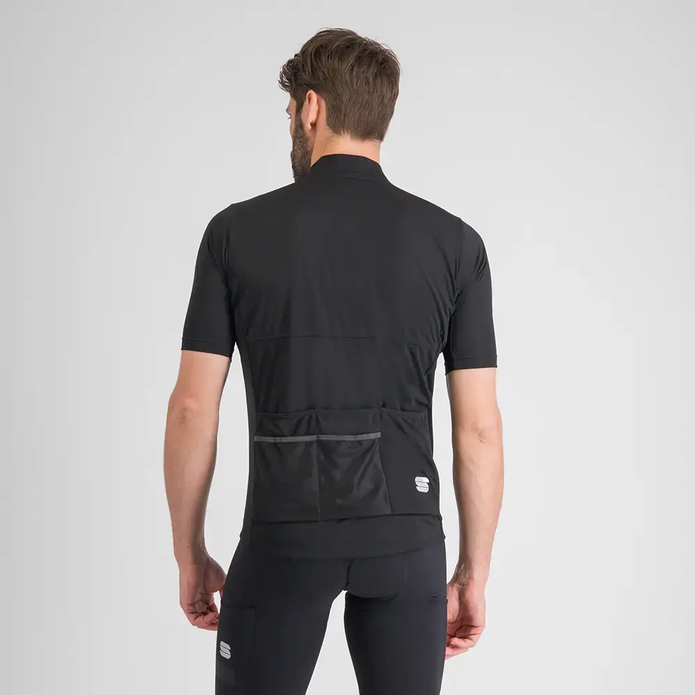 Sportful Giara Fietsshirt Korte Mouwen Zwart Heren