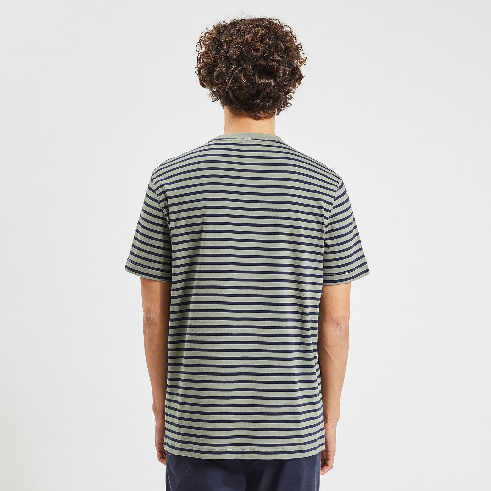 Tee shirt marinière 'le parfait by JULES' Vert kaki