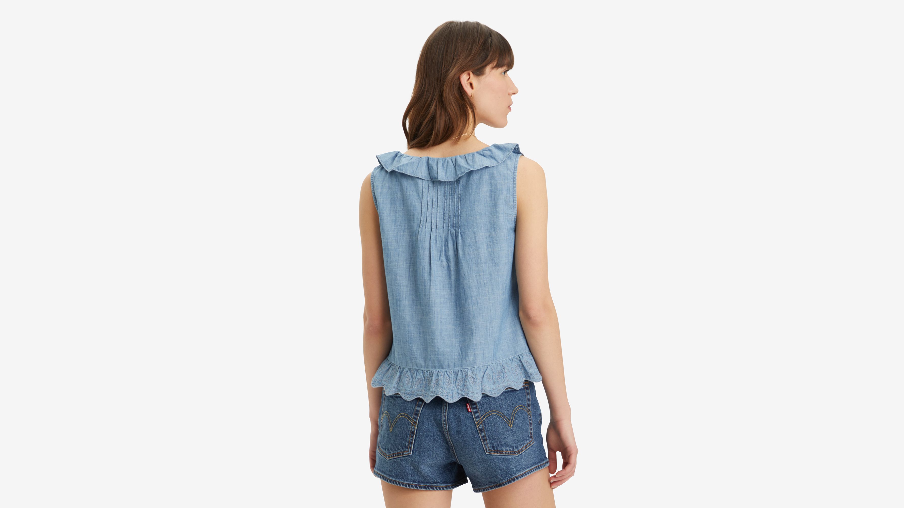 Blouse Fauna Lightweight - Serene Light Stone - Bleu