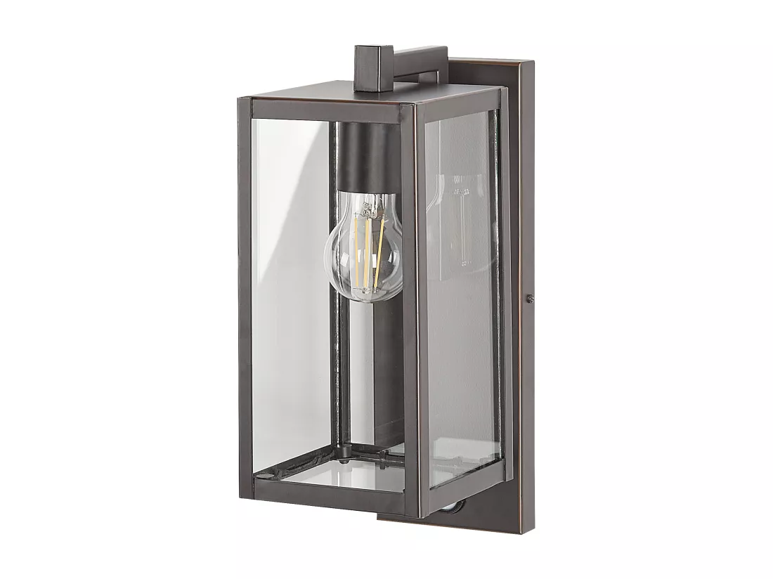 Lampe murale pour l'extérieur MEGGET Avec détecteur de mouvement Noir
