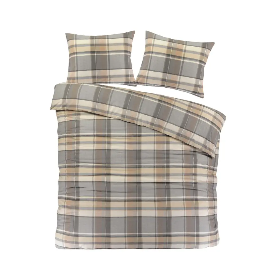 Day Dream Bram - Dekbedovertrek - Tweepersoons - 200 x 200/220 - Grijs