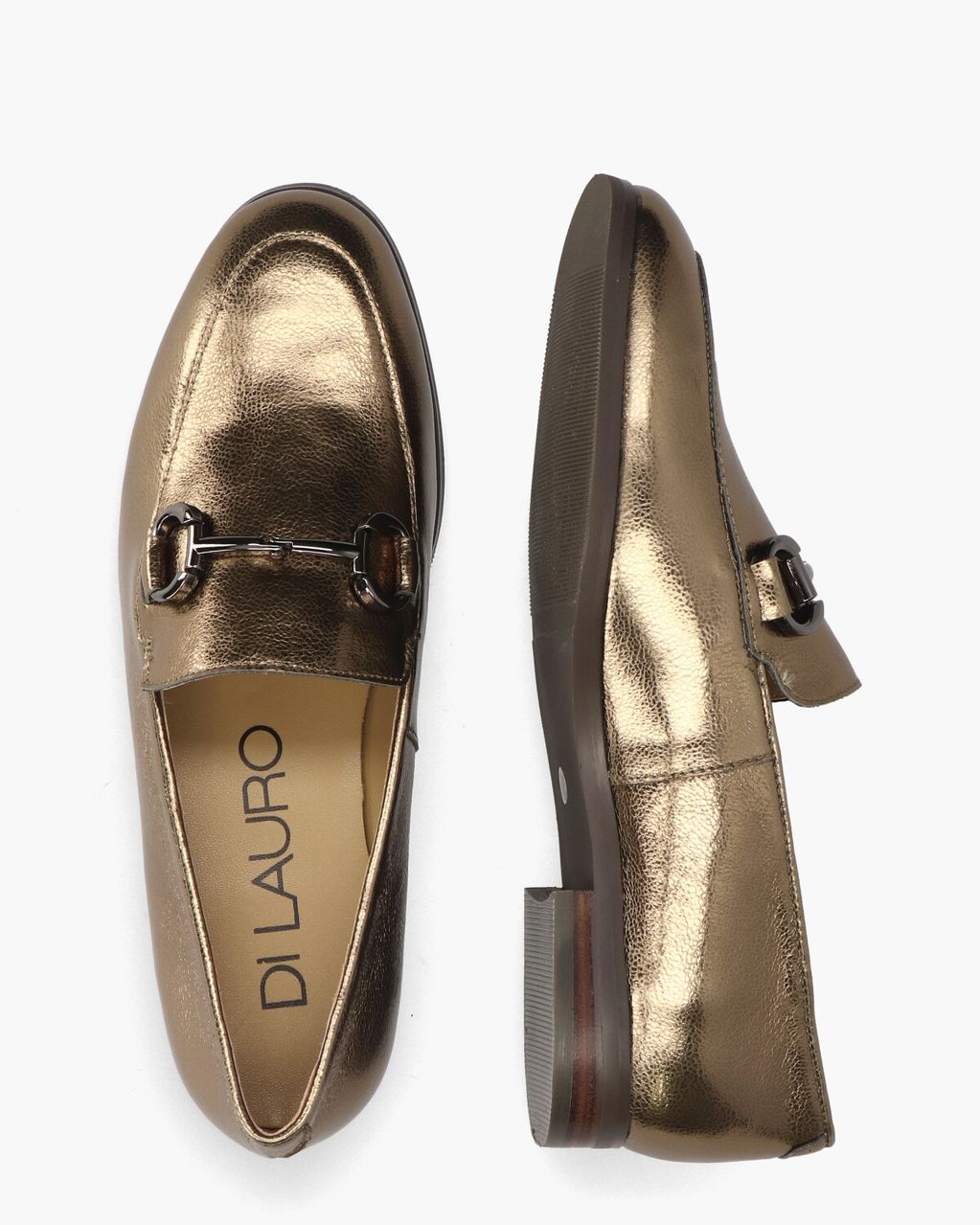 Di Lauro Laure Goud Damesloafers