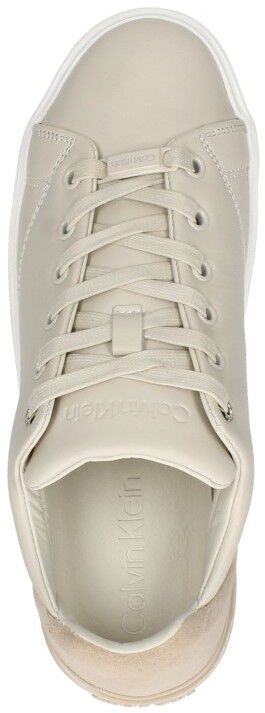 Calvin Klein Heel Cupsole Lace Up gebroken wit