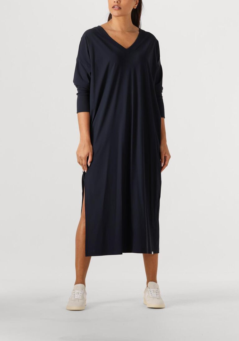 donkerblauwe penn & ink mini jurk dress
